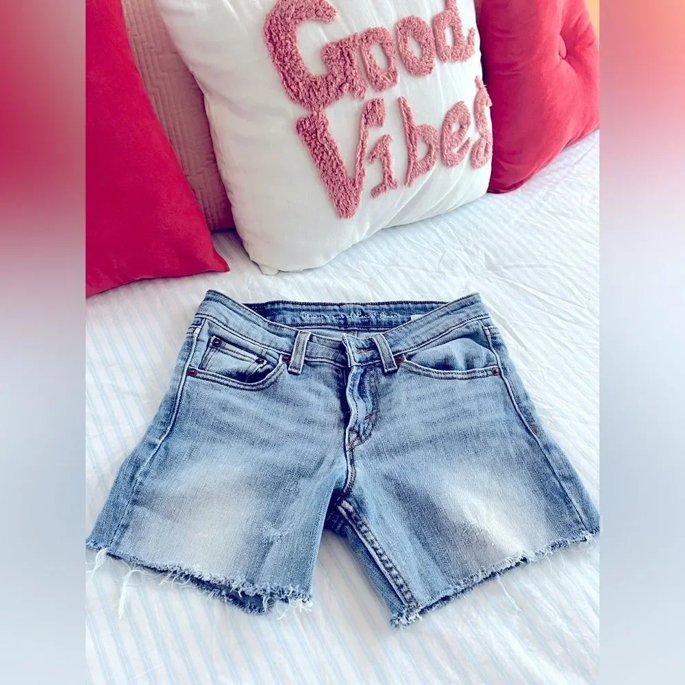 Original authentic Levi cut-off shorts; Size 1